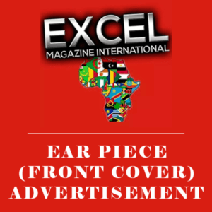 EXCEL MAGAZINE INTERNATIONAL EAR PIECE ADVERTISEMENT